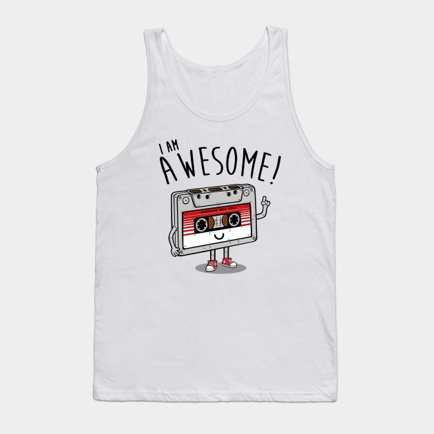 I am Awesome Tank Top by Melonseta